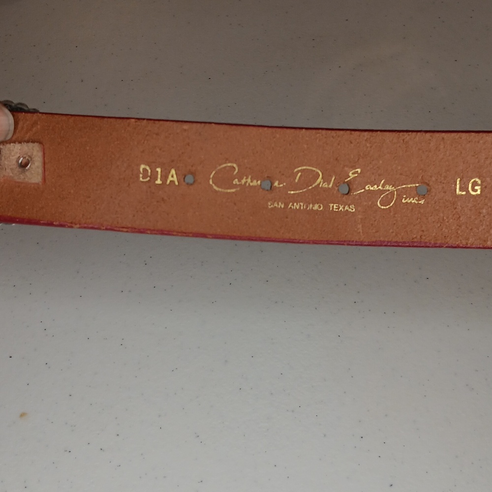 Red Leather Belt